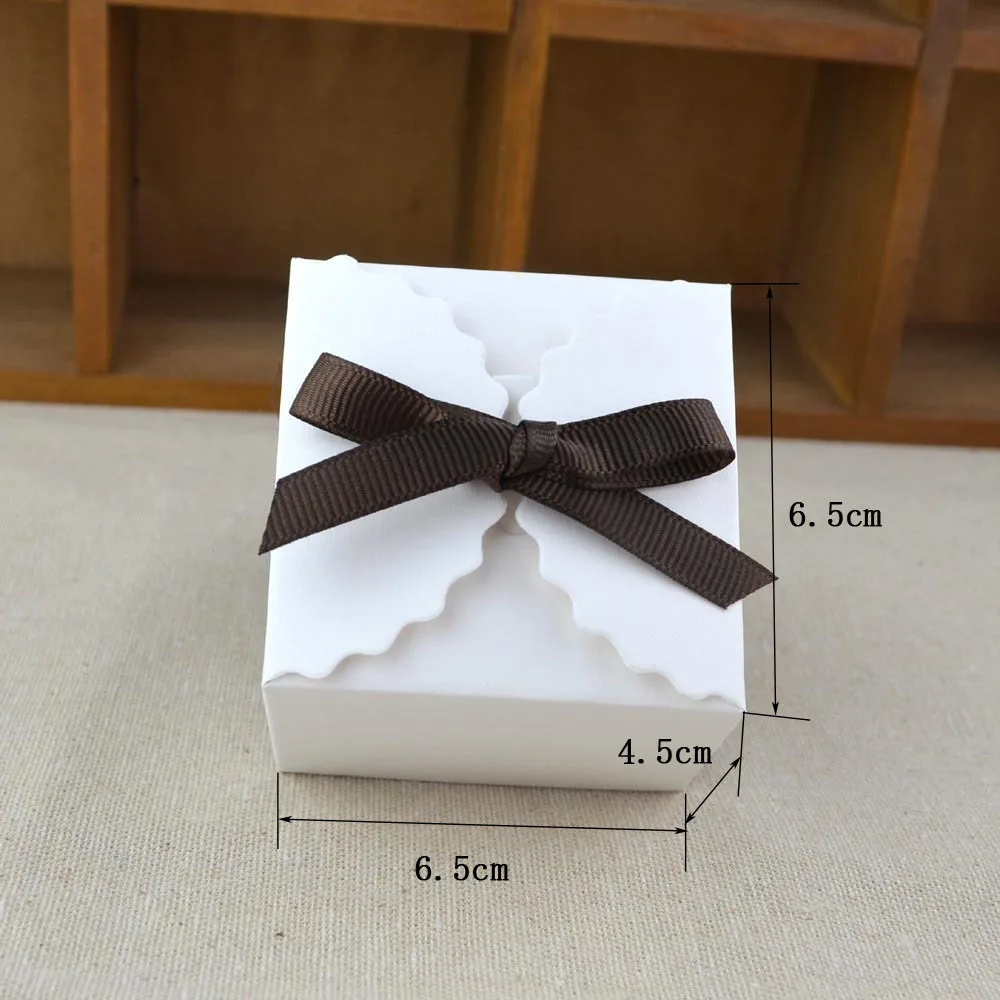 20pcs Реколта Ретро Бял / Крафт-мини-Кутия От Крафт-Хартия, Подарък Кутия за Сватбени Подаръци 