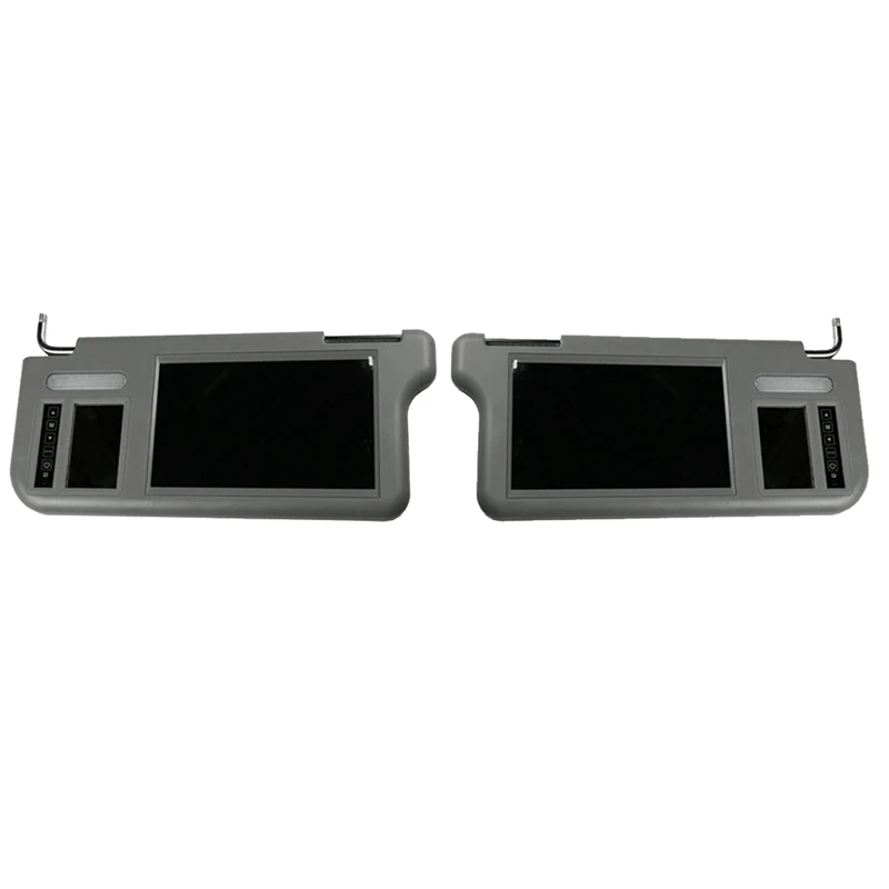 7-Инчов Автомобилен Козирка Вътрешно Огледало за Задно виждане на Екрана на LCD Монитор, DVD/VCD/AV/TV Плеър, Камера за Задно виждане Козирка