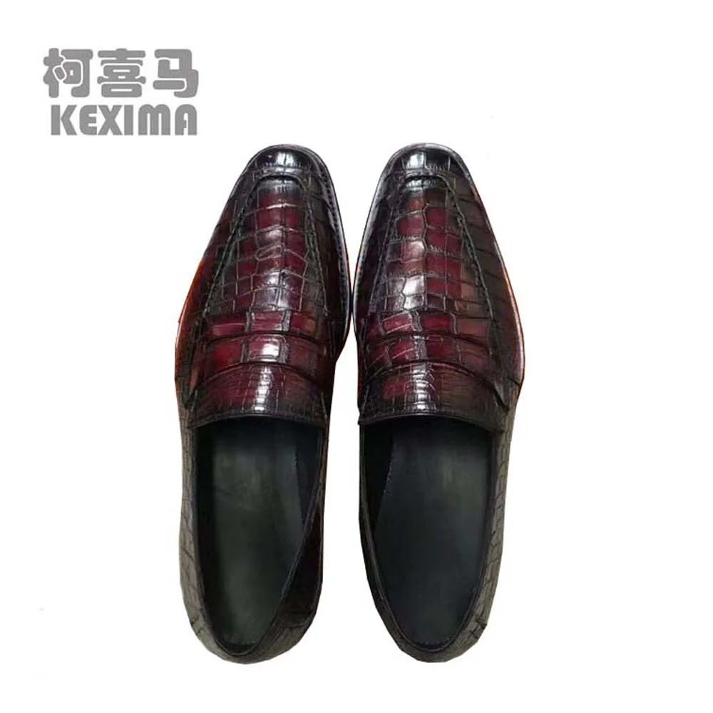 yingshang/нови мъжки модел обувки, мъжки официалната обувки, мъжки обувки от крокодилска кожа, мъжки обувки от крокодилска кожа, мъжки обувки