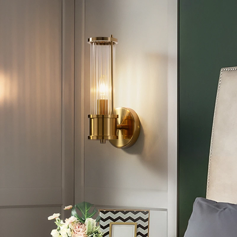 модерна всекидневна led монтиран на стената лампа в скандинавски стил с трапезария и спалня нощна лампа луксозен маус на фона на стената коридор, с монтиран на стената лампа Изображение 0 