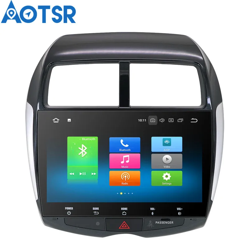 Aotsr Android 8,0 Кола DVD Плейър GPS Навигация За MITSUBISHI ASX RVR Outlander Sport 2010-2014 стерео Радио Мултимедия Изображение 1 