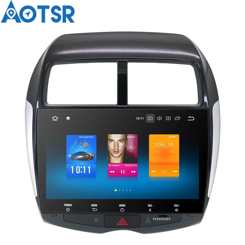 Aotsr Android 8,0 Кола DVD Плейър GPS Навигация За MITSUBISHI ASX RVR Outlander Sport 2010-2014 стерео Радио Мултимедия Изображение 2 
