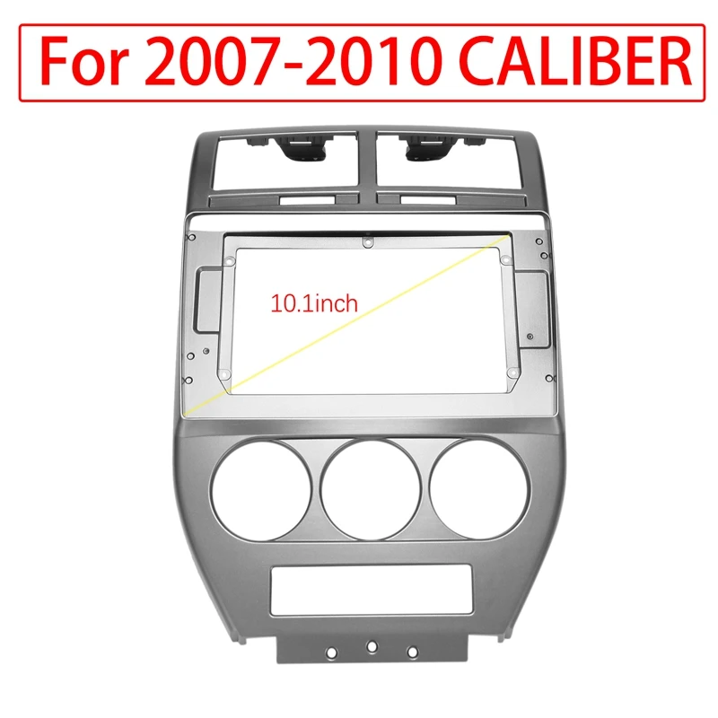10,1 Инча 2 Din Стерео Радио Фризовая Аудиокадр GPS Навигация Адаптер Таблото за 2007-2010 DODGE CALIBER Изображение 0 