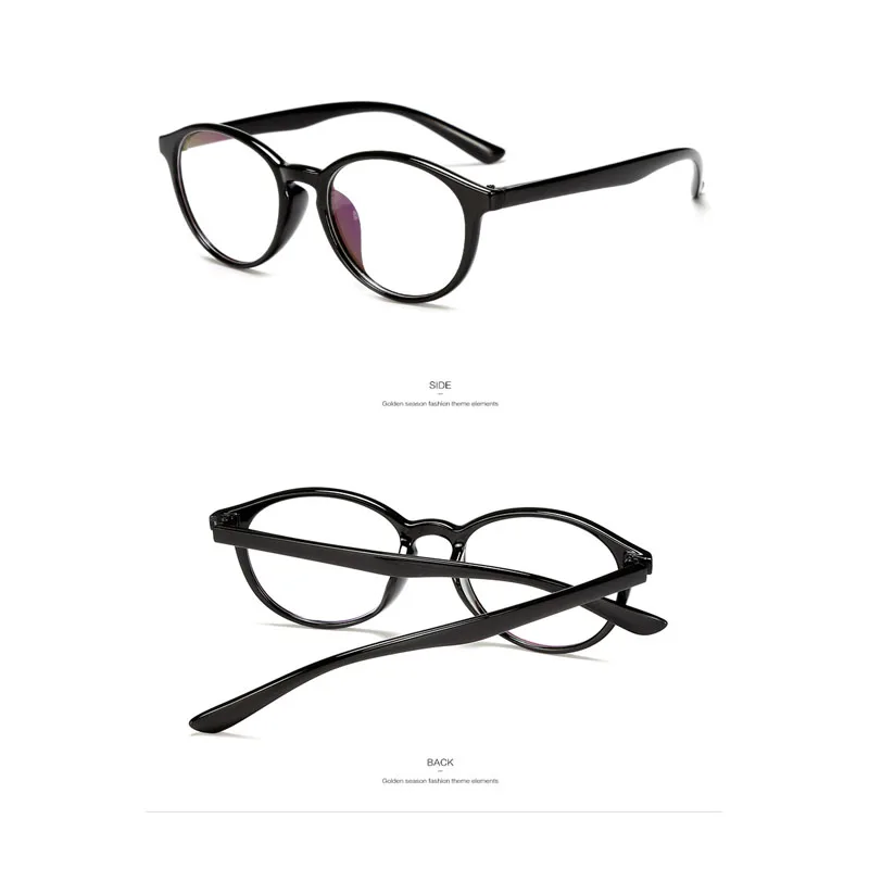 Vintage слънчеви Очила, Дамски Модни Кръгли Прозрачни Очила В Рамки, Оптични Очила За Късогледство, Ультралегкие Очила, Прозрачни Очила Oculos 8002A Изображение 1 