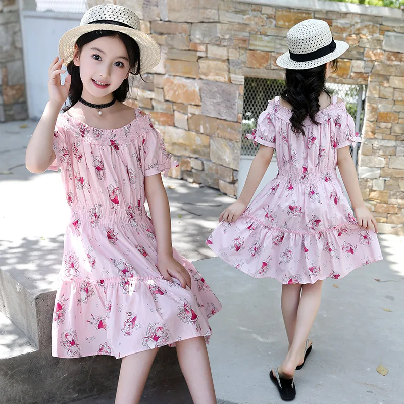 детско брендовое розова рокля за момичета, корейското елегантна рокля на принцеса с колан, рокли за момичета, карнавальное рокля за сватбени партита, 4, 6, 8, 12, 14 ГОДИНИ