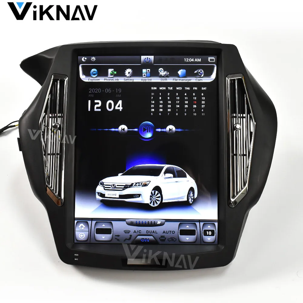 авто радио GPS навигация DVD плейър-Honda-accord 2013-2017 2.0 2.4 L L 2din android авто радио мултимедиен плеър