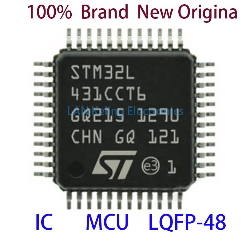STM32L431CCT6 STM STM32L STM32L431 STM32L431CC STM32L431CCT 100% чисто Нов Оригинален IC MCU LQFP-48 Изображение 0 
