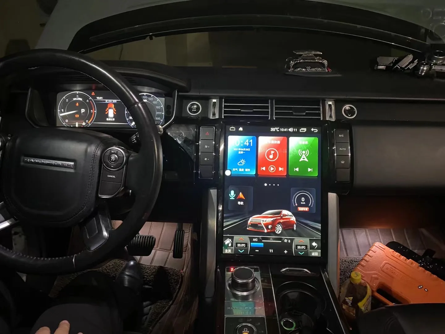 Android Мултимедиен Плейър Авто Радио За Land Rover Range Rover 2013 2014-2017 GPS Навигация Без да се 2Din DVD Главното Устройство ДПС