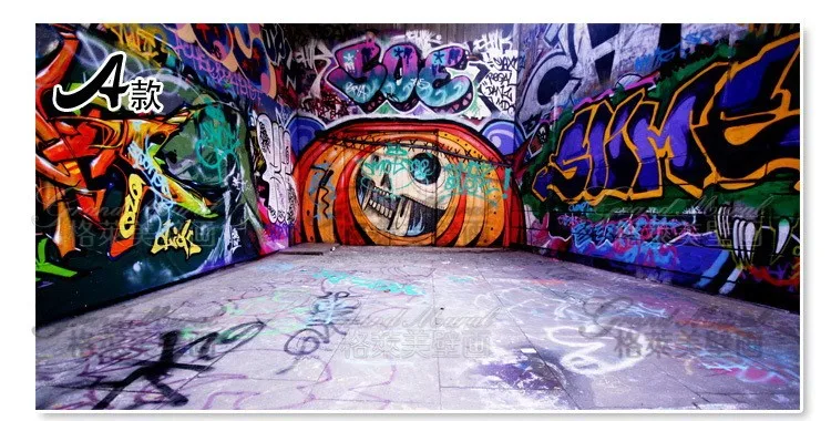 Персонални Художествени графити стенописи СЪДЪРЖАНИЯ бар, игрална зала и кафене на фона на тапети Размер Изображение 0 