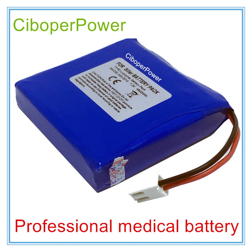 Високо качество За 4800 mah оптичен батерия за Cardiovit Ms-2015 AT102 MS-2007