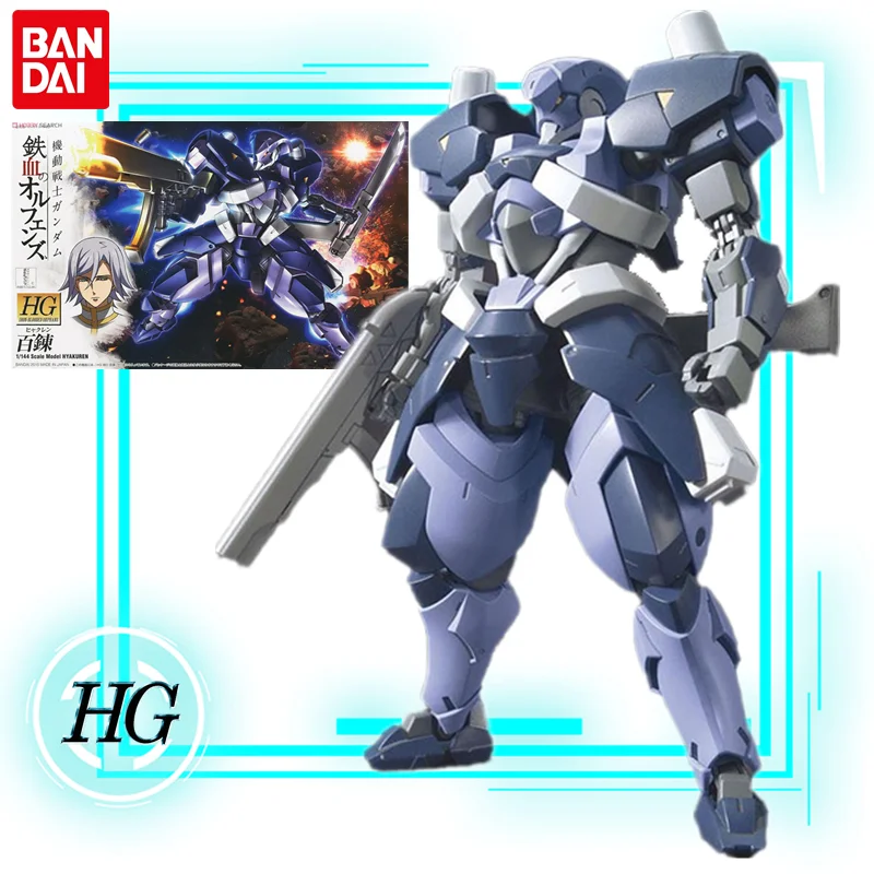 HG 1/144 Бандай Натурална Фигурка на Японския Аниме Сираци Желязна Кръв STH-05 Hyakuren Gundam Съберат Играчка са подбрани Модел Изображение 0 