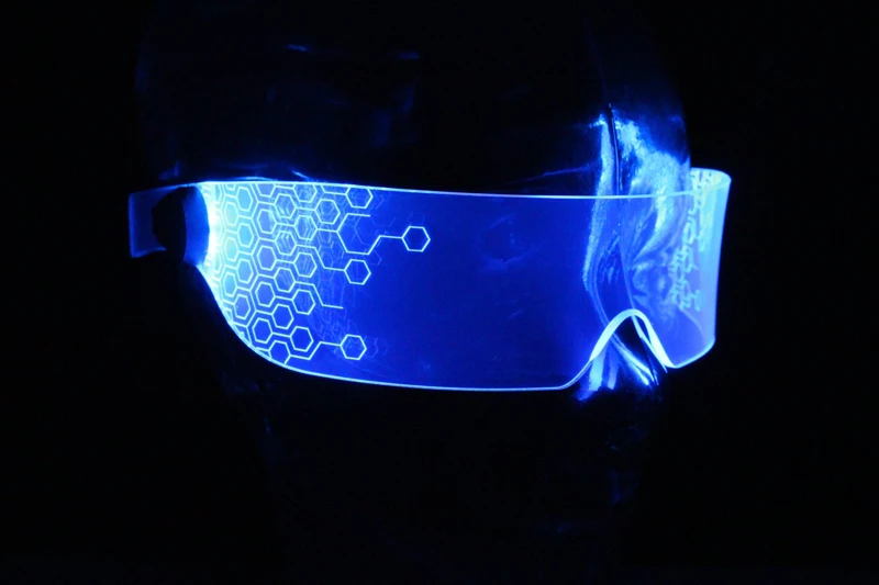 Очила с подсветка бар нощен клуб сценичното представяне на гого future technology lumious вечерни очила за Cosplay
