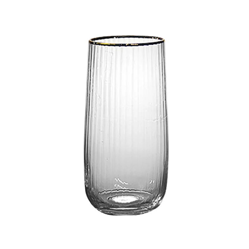 Nordic Light Luxury Wind Cup Пном Пен Шарени Чаша Плодов Сок Студена Напитка Голям Обем Напитка Прозрачна Чаша