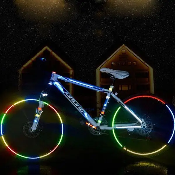 Модернизация светлоотразителни ленти за автомобили светлоотразителни под наем етикети Колоездене луминесцентна светоотражающая МТВ велосипед тиксо с Изображение 0 