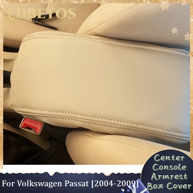 На кутията на Централната конзола За VW Passat 2004-2009, Водоустойчив Тампон Върху Подлакътника на Централната конзола, на Капака на Кутията автомобилни Седалки Подлакътник Изображение 2 