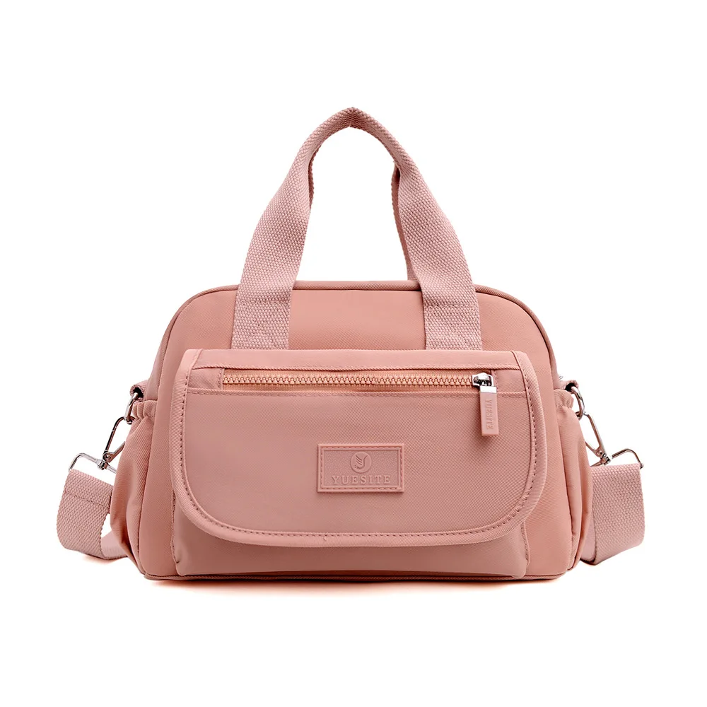 2022 Лятна Мода Голяма дамска чанта, 7 Цвята, Однотонная найлон брандираната чанта, Многопластова дамска чанта, 2022, Ежедневни тенденция чанти за рамо