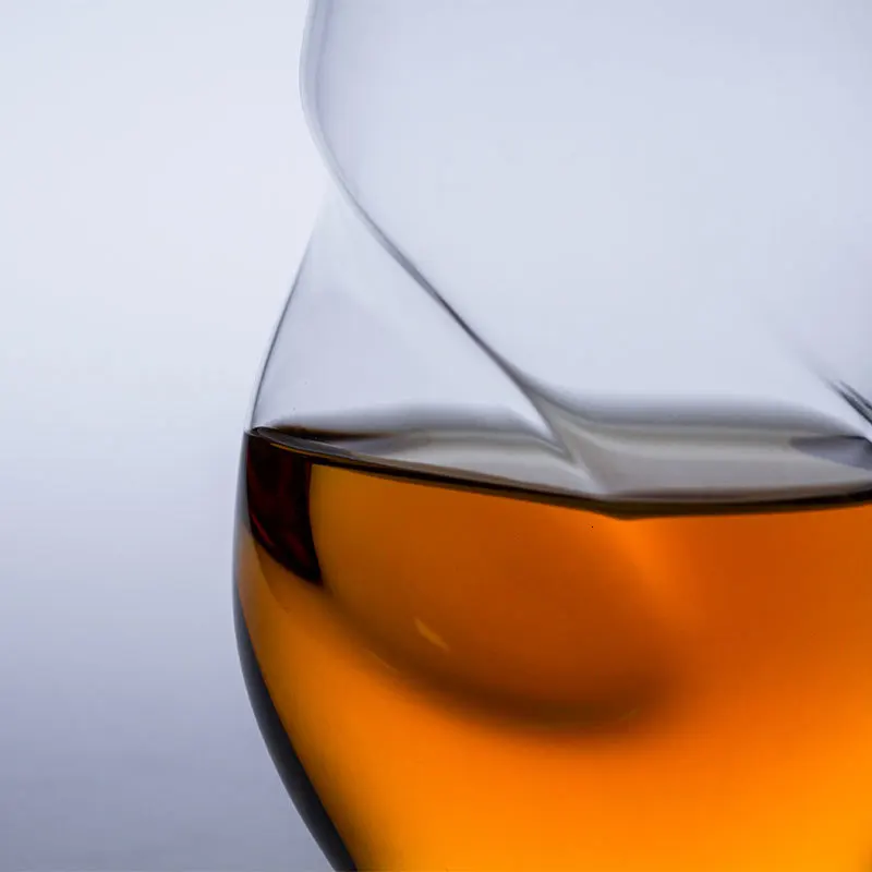 Американското Творчеството На Двойна Спирала Спирала Старомодна Чаша За Уиски Художествено Моделиране Chivas Уиски, Чаши За Вино, Чаша Окачване Изображение 4 
