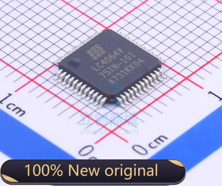 На чип за LC4064V-75TN48C с програмируем логически устройство TQFP-48 (CPLD/FPGA) Изображение 0 