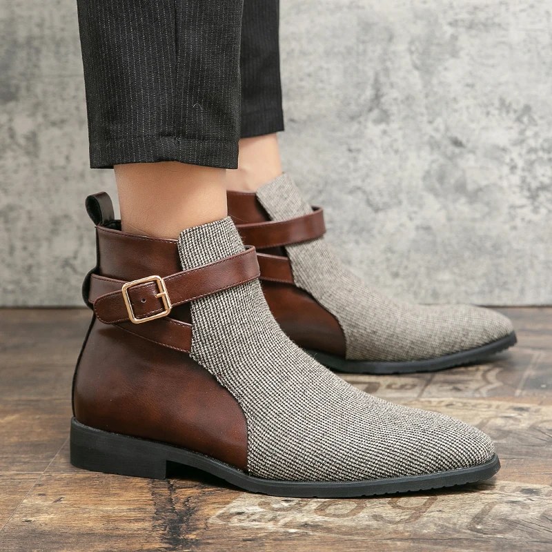 2022 Мъжки луксозна марка обувки в стил мозайка в ретро стил мозайка; модел обувки с остър пръсти голям размер Szie 48; Мъжка кожена официалните Обувки за Мъже ; Ботильоны