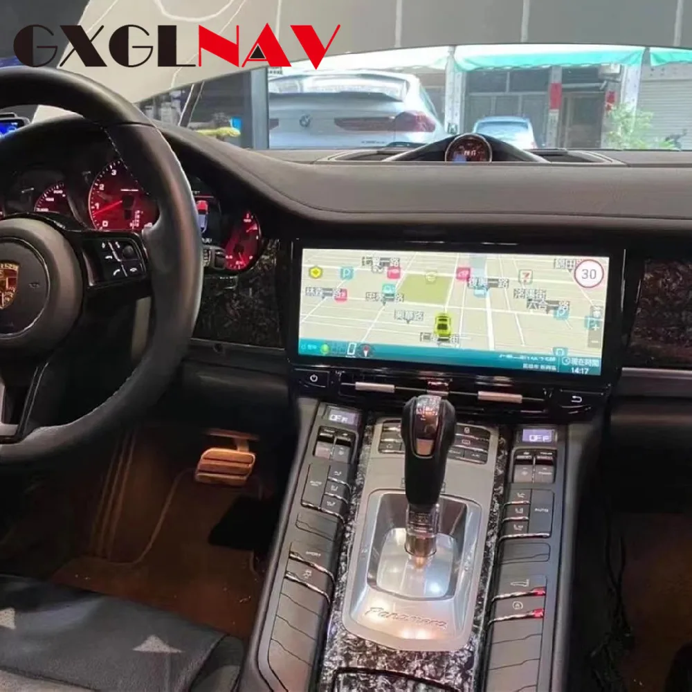 Blu-ray IPS, Android За Porsche Panamera 2010-2016 Авто екран Радио Мултимедия Кола Стерео Bluetooth Видео плейър GPS