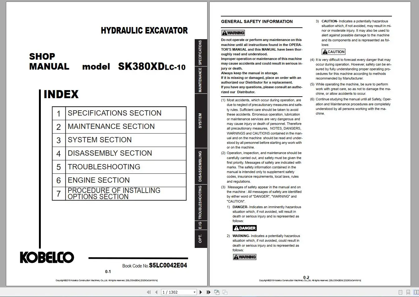Kobelco 38.12 GB PDF Актуализиран 2021 DVD Ръководство за техническо обслужване на тежки машини Ръководство за ремонт Изображение 0 