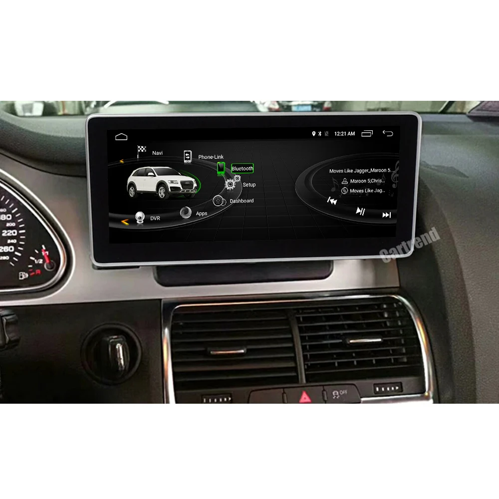 Нов автомобилен gps Q7 android мултимедиен плеър главното устройство mmi радио навигация актуализация стерео cd dvd дисплей, камера за задно виждане карта carplay