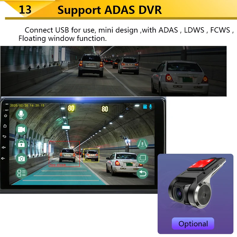 Android Кола Стерео Double Din DVD Плейър GPS Навигация Авторадио Восьмиядерный Bluetooth За Mitsubishi ASX/RVR/Outlander Sport Изображение 3 