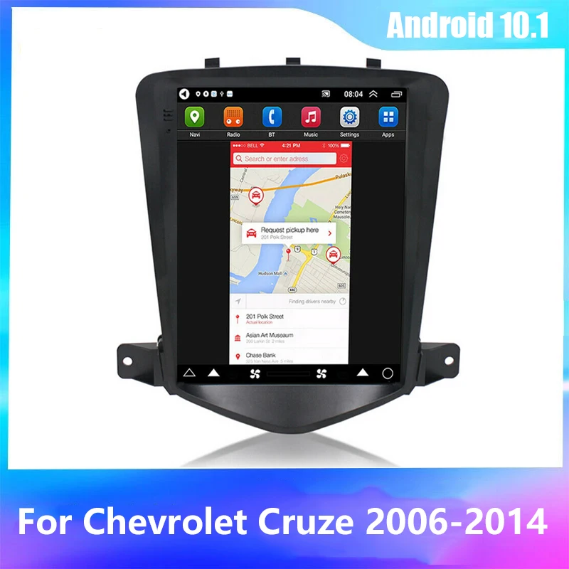 Автомобилен GPS Навигация плейър Tesla Style Радио за Chevrolet Cruze 2006-2014 Android 11 9,7-инчов Екран, Мултимедия без DVD Плеър
